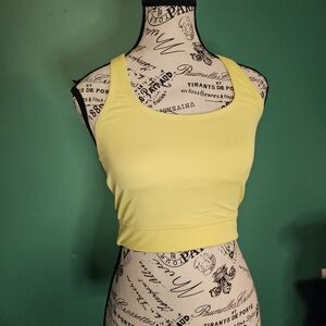 Yellow Women's Crop Top